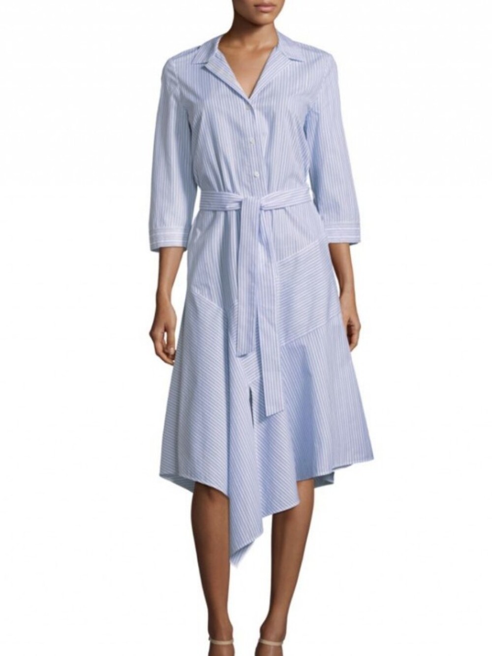 LAFAYETTE 148 HANDKERCHIEF HEM SHIRT DRESS SIZE M